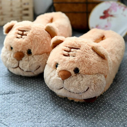 CozzyZoo | Cozy Cartoon Plush Cotton Slippers - Warm Indoor Slippers ZooSlippers