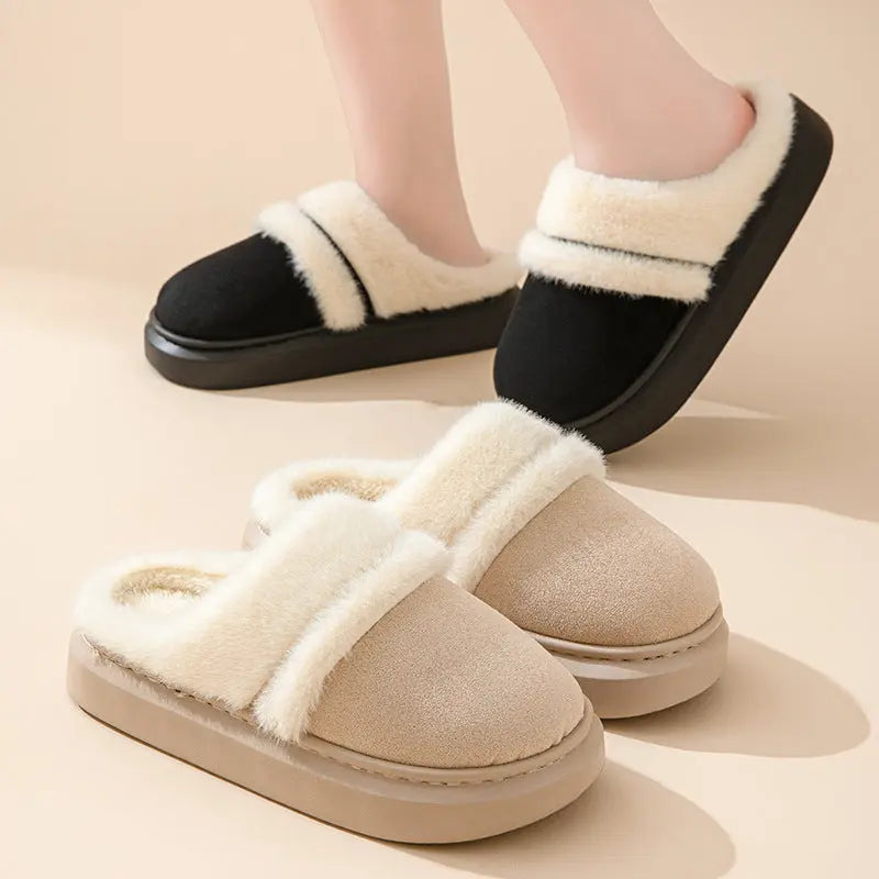 CozzyZoo | Thick Velvet Cozy Home Slippers - Warm Non-Slip Winter Slippers ❄️ Creator Corner