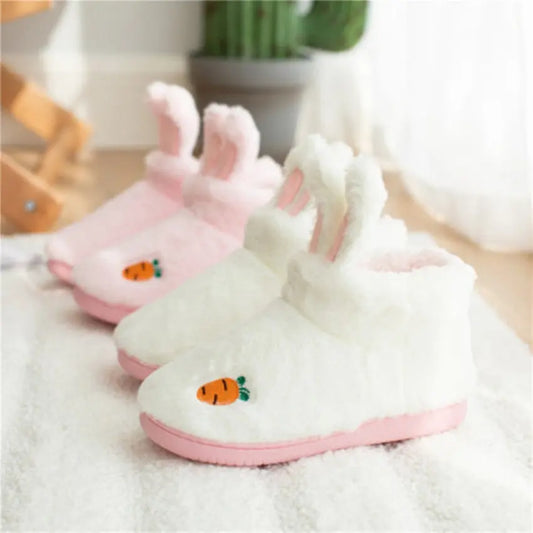 CozzyZoo | Cozy Bunny Ears Slippers - Cute Platform Indoor Slippers 🐰 ZooSlippers