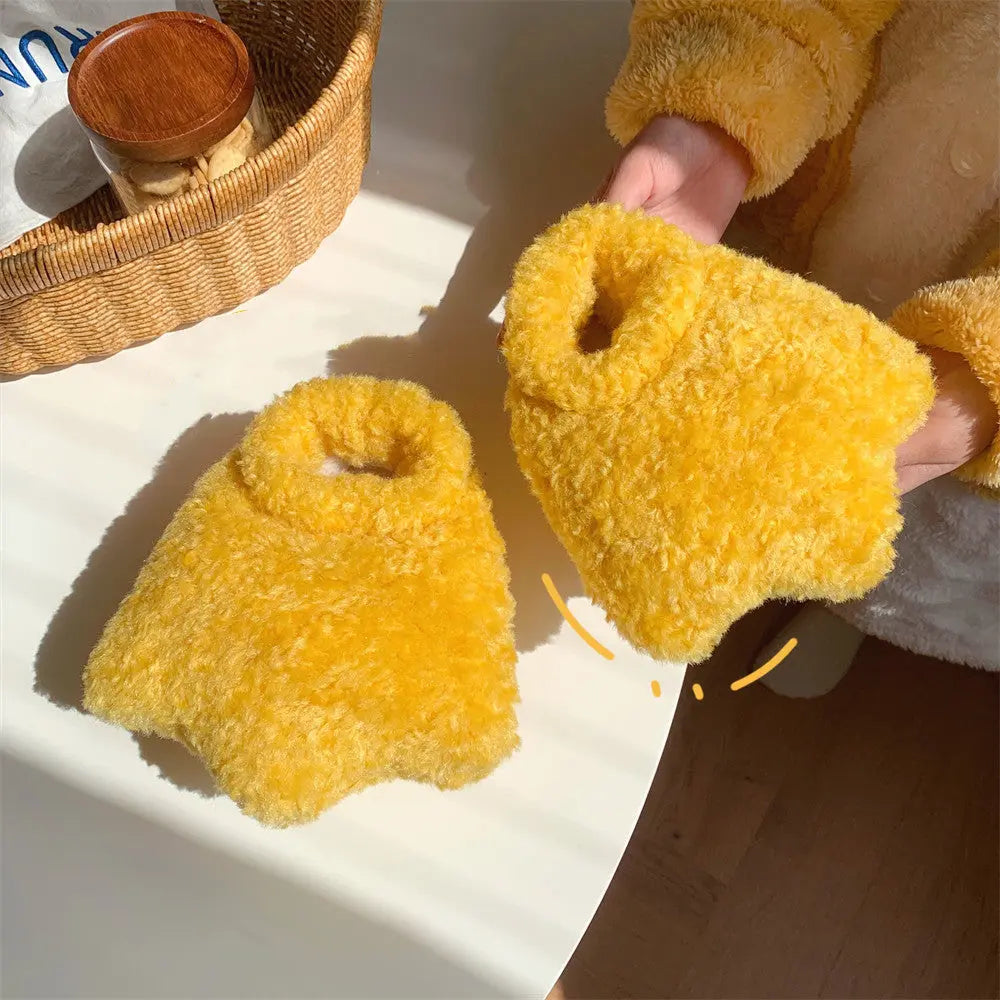 CozzyZoo | Cute Duck Plush Winter Slippers - Warm Cartoon Slippers 🐤 ZooSlippers