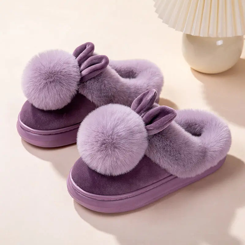 CozzyZoo | Cozy Full-Heel Cotton Home Slippers for Women - Warm Indoor Slippers🧸 ZooSlippers