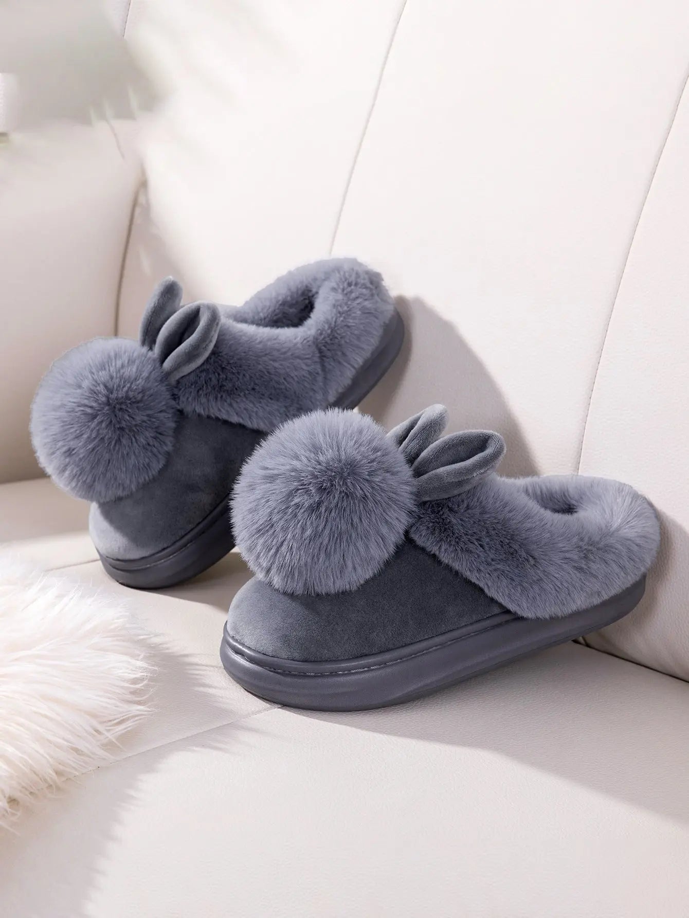 CozzyZoo | Cozy Full-Heel Cotton Home Slippers for Women - Warm Indoor Slippers🧸 ZooSlippers