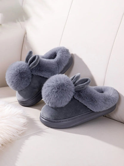 CozzyZoo | Cozy Full-Heel Cotton Home Slippers for Women - Warm Indoor Slippers🧸 ZooSlippers