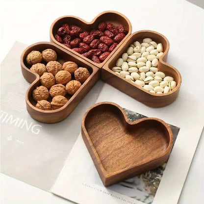 Wooden Heart Dishes