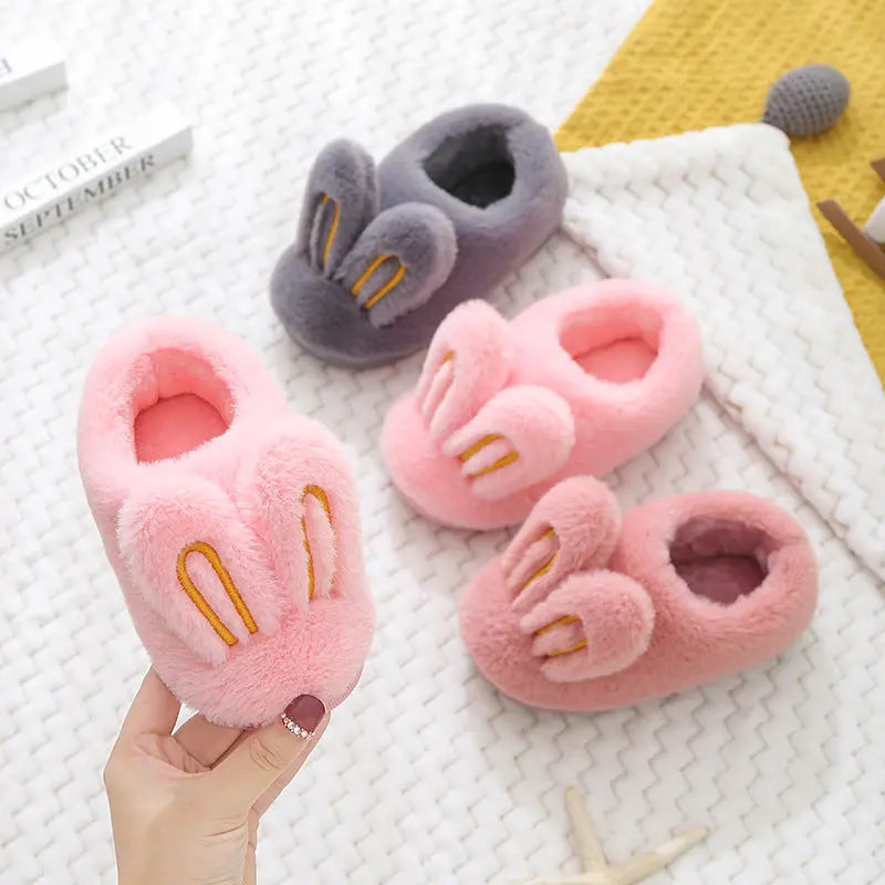 CozzyZoo | Cute Cartoon Baby Warm Slippers - Soft Cotton Shoes for Autumn & Winter🧚🏼‍♂️❄️ ZooSlippers
