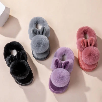 CozzyZoo | Cozy Full-Heel Cotton Home Slippers for Women - Warm Indoor Slippers🧸 ZooSlippers