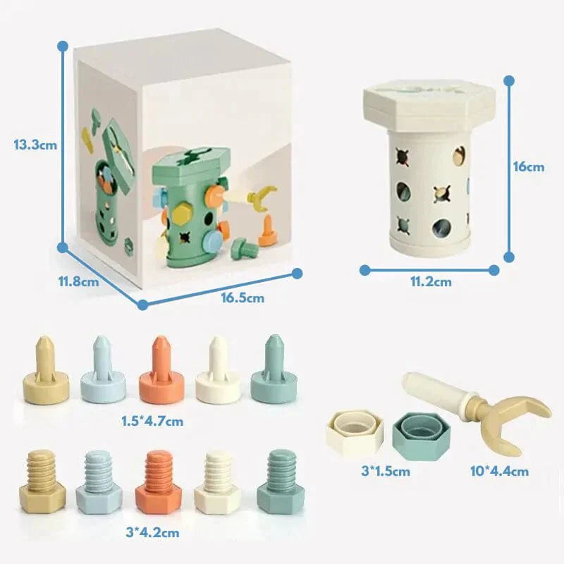 CozzyZoo Technical Cylinder - Screw and Unscrew