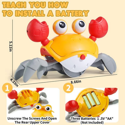 CozzyZoo™ Interactive Crawling Crab