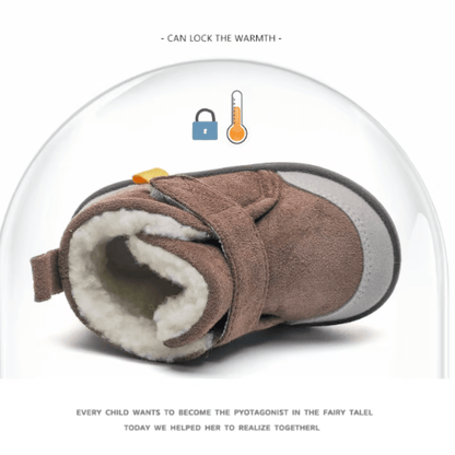 CozzyZoo™ Infant Winter Boots – Plush and Soft Sole Baby Snow Shoes