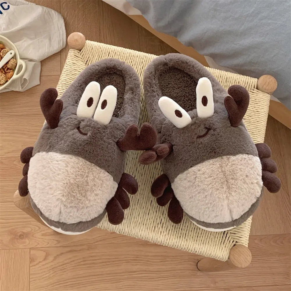 CozzyZoo | Cute Paw & Animal Plush Slippers - Warm Non-Slip Indoor Slippers 🐾 ZooSlippers
