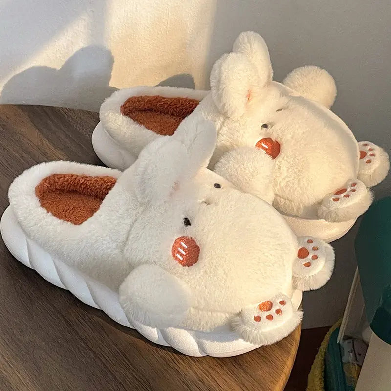 CozzyZoo | Cartoon Plush Family Slippers - Warm Indoor Cotton Slippers for All Ages ZooSlippers