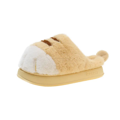 CozzyZoo | Fluffy Fleece Toe-Cover Slippers - Warm Cartoon Slippers for Women🧸 ZooSlippers