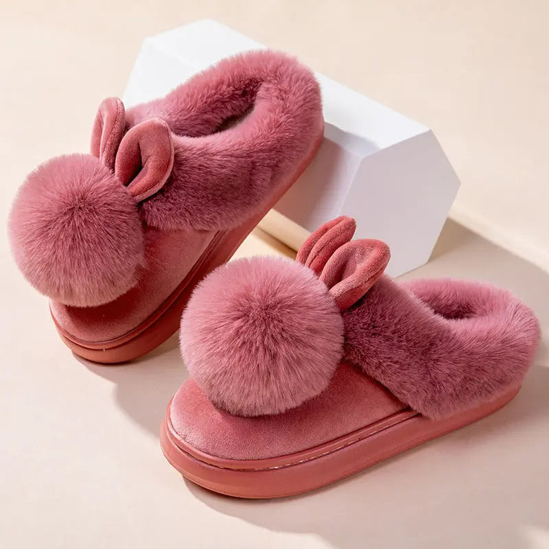 CozzyZoo | Cozy Full-Heel Cotton Home Slippers for Women - Warm Indoor Slippers🧸 ZooSlippers